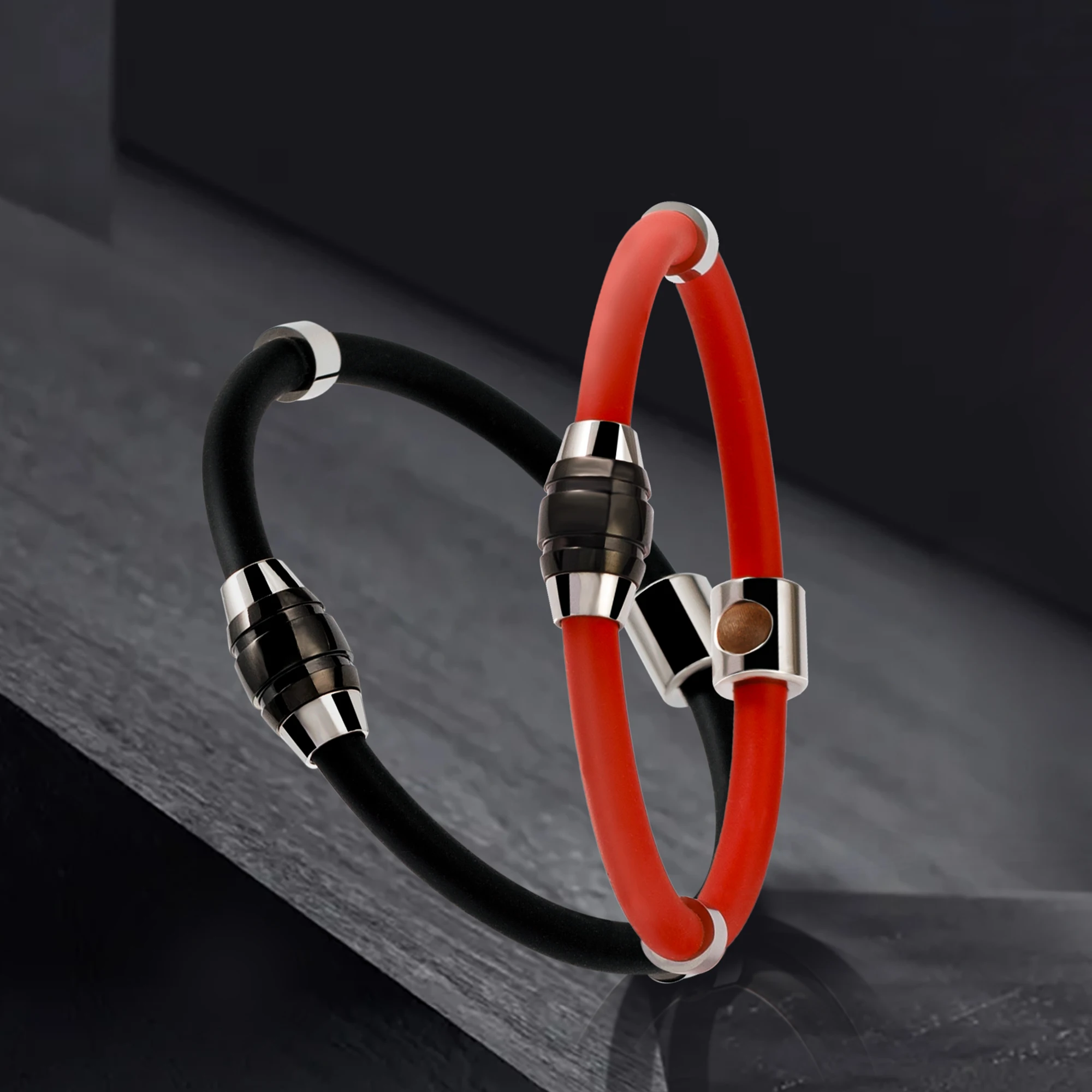 Fabrik-Direktversorgung, antistatisches Negativ-Ionen-Silikon-Armband, negative Ionen, Energie, Paar-Zubehör, individuelles Armband