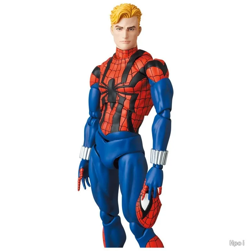 Medicom Toy Original MAFEX Series 143 Spider Man (Ben Riley) Comic Edition Action Figure Model Toys Ornaments Gifts Fo Boys