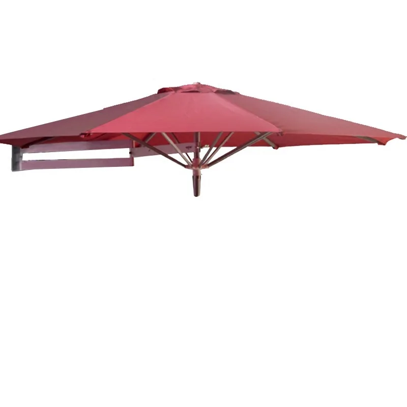 

Outdoor Parasol Round Balcony Umbrella Wall Folding Retractable Outdoor Villa Courtyard Rooftop Wall Umbrella