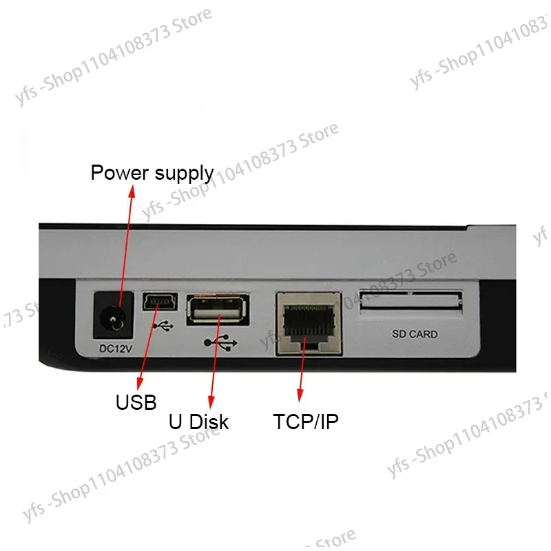 Biometric Fingerprint Time Attendance System Clock Recorder Employee Recognition Recording Device Electronic Machine