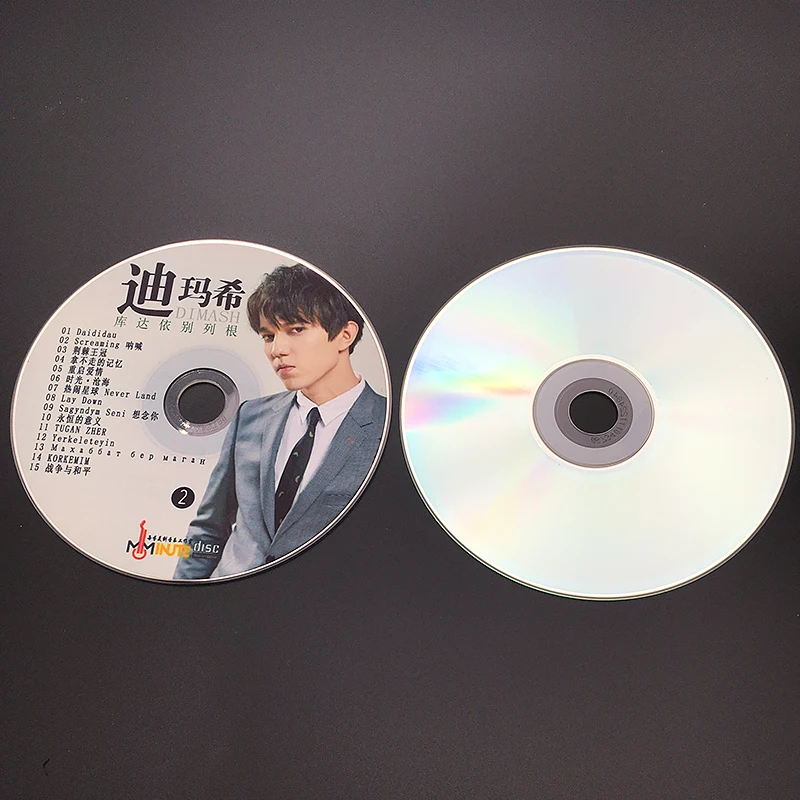 2 Pcs/Set Dimash Kudaibergen S.O.S D'un Terrien en detresse Music CD Car Cd Disc Kazakhstan Singer