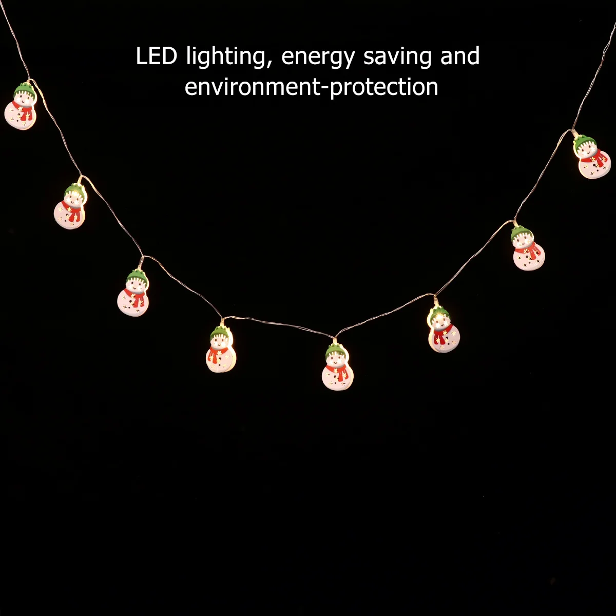

1Set Xmas Snowman Lamp String LED Light String Christmas Party Decoration Energy Saving Lamp Decoration Light Ornament