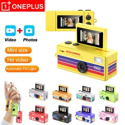 OnePlus 180° Flip Cover Retro CCD Camera 1080P HD Digital Vlog Camera Long Endurance Battery Student Pocket Thumb Video Recorder