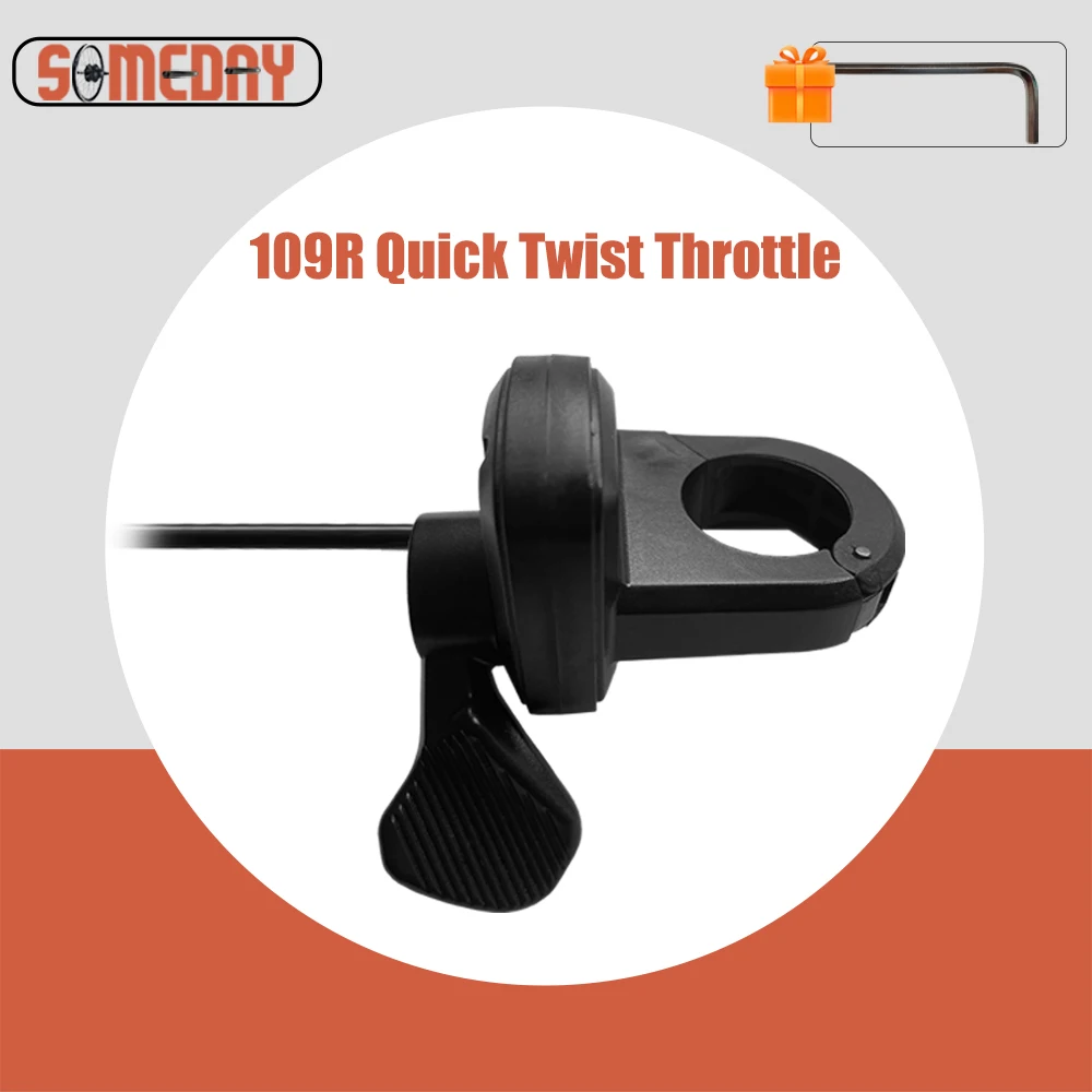 

Ebike Thumb Throttle Quick Disassembly Finger Throttle 24V 36V 48V 60V 72V Universal Left Right Thumb Throttle for E Scooter