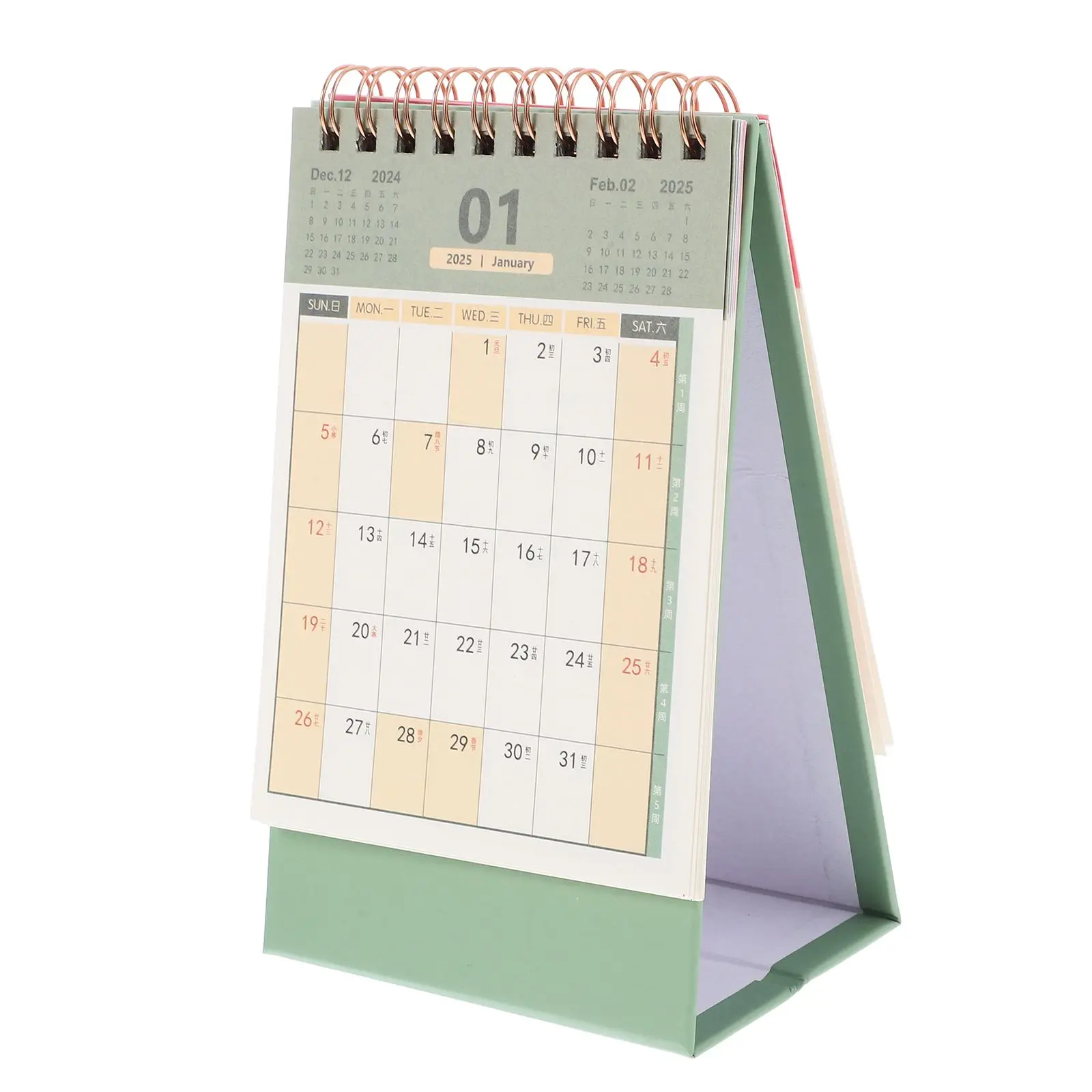 

Countdown Desk Calendar Month Work Small Desktop Table Mini Standing Flip The Circle