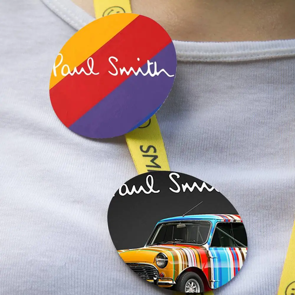 الفن S-س্মিথ Fashion-P-PaulS شارات مستديرة رائعة شارة دبابيس الإبداعية دبابيس للملابس قبعة ظهره هدية اكسسوارات S