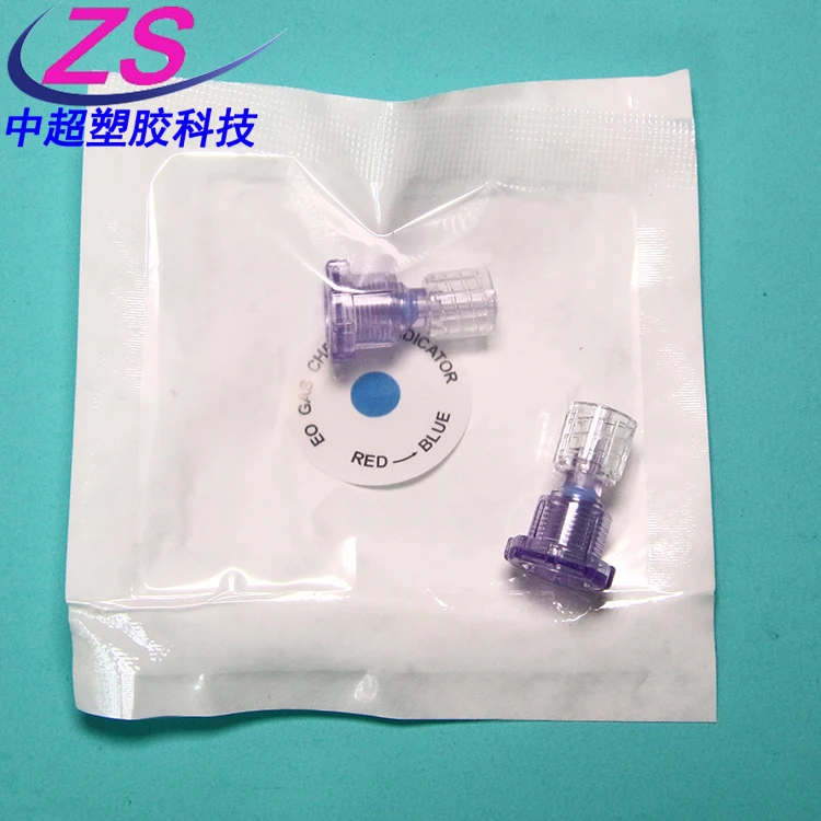 1pcs Straight Connector Plastic Check Valve Two-way Straight Luer Connector Female Thread Connection Conversion Tube Consumables