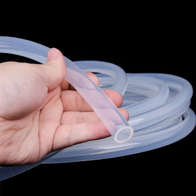 1Pcs 1-5Meters Transparent Silicone Tube ID 2/2.5/3/4/5mm Unscented Food Grade High Temperature Resistant Hose Pipe