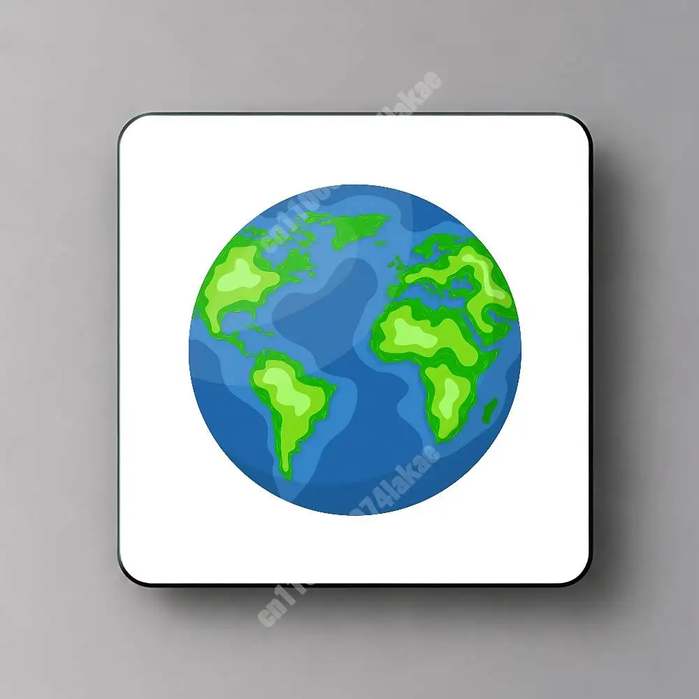 Planet Earth Mars Jupiter Science Education Magnetic Sticker Reflective Fridge Decal for Metal