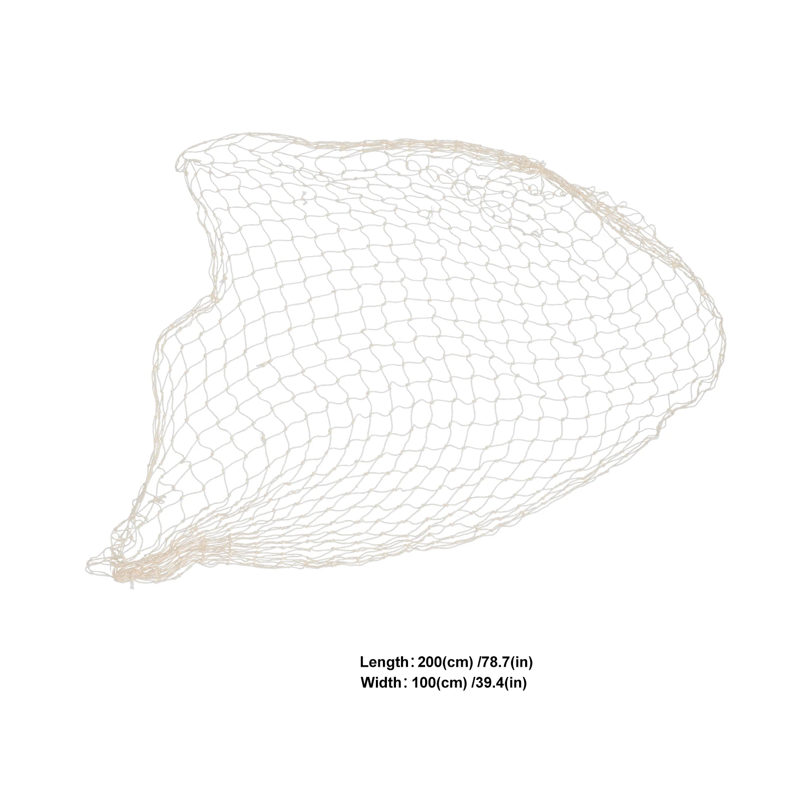 

Blue Fishing Net Mediterranean Style Decorative Fish Netting for Nautical Party Wall Hanging Home Decor Fish Net