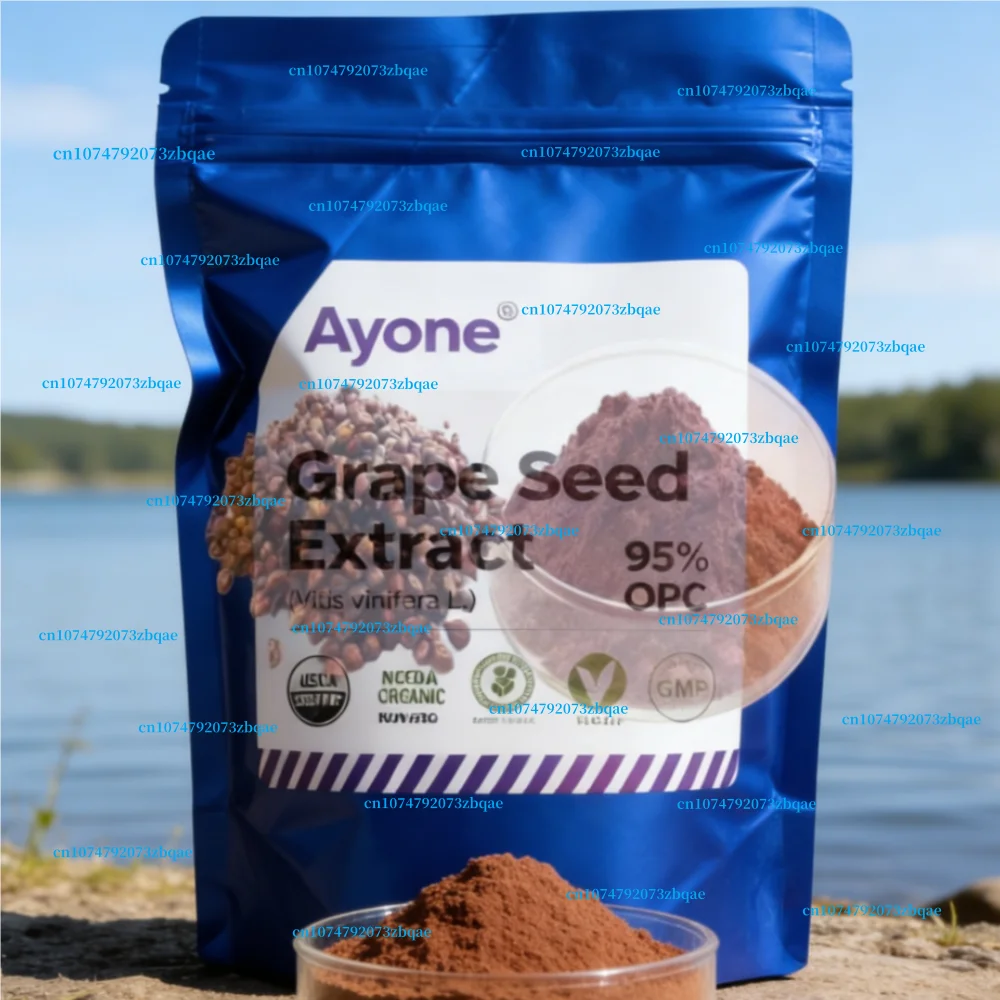 Fast Shipping Customized 95% OPC Grape Extract Packed in Aluminum Foil Bag for Outer Protection ﻿