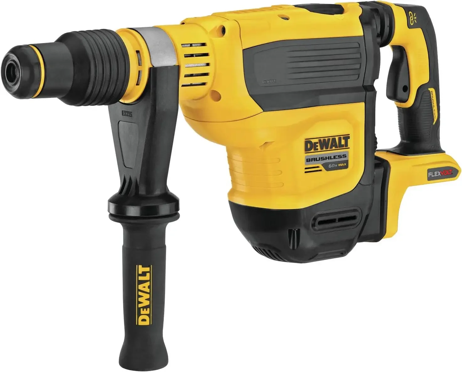 DEWALT FLEXVOLT 60V MAX* Rotary Hammer Drill, SDS Max, Brushless Combination, 1-3/4-Inch, Tool Only (DCH614B)