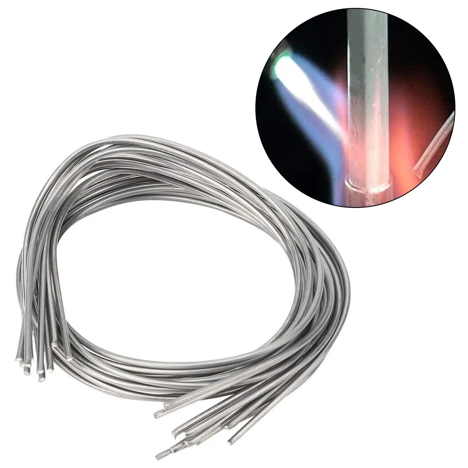 

10Pcs Flux Core Aluminum Welding Rods, Soldering Rods, Easy to Melt Fixing and Connecting Welding Sticks for Professionals