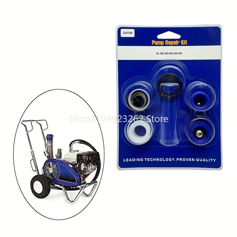Airless Spray Pump Repair Kit 390/395/490/495/595/695/795/7900/1595/5900/1095 Gasket Filter Pump Piston Rod