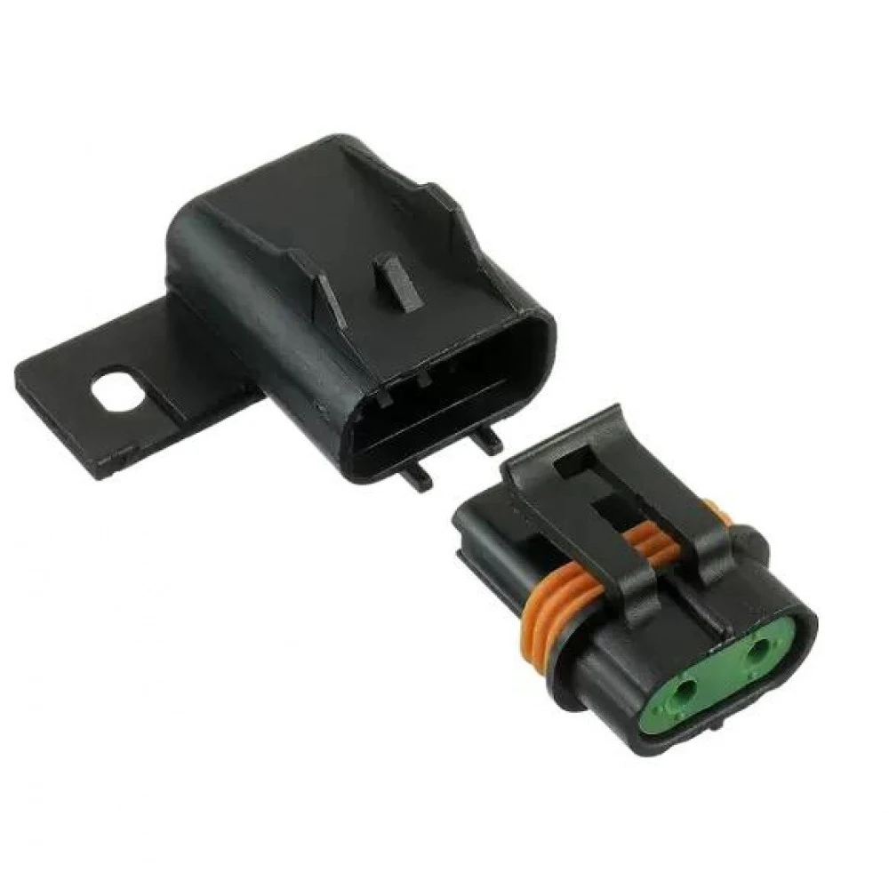 1Set / 6Set 2Pin Waterproof Male+Female with 2 Terminal Connector Sealed Electrical Connector for Metri-pack 630 Series Fan Plug