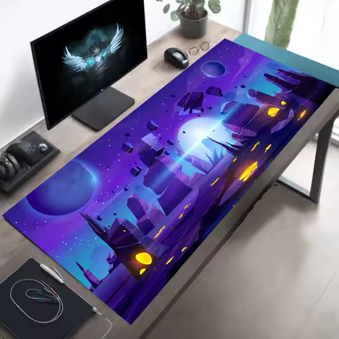 Landscape space Mouse Pad MousePads Laptop Gamer Keyboard Mousemat XXL Large Mousepad Gaming Non-slip rubber PC Office Desk Mats