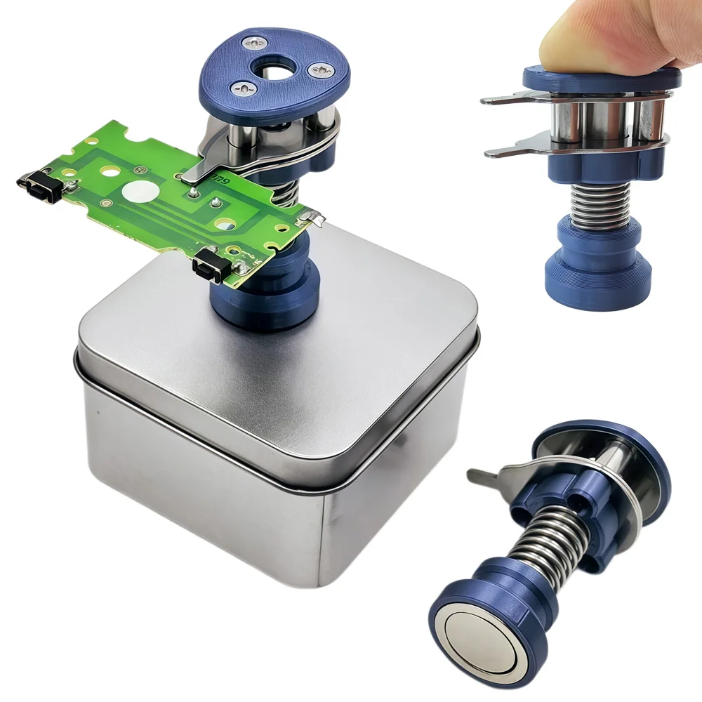 

2pcs Flexible Magnetic Helping Hands for Soldering Bendable PCB Holder Vertical Spring Clip with Tin Box for DIY Electronics Jew