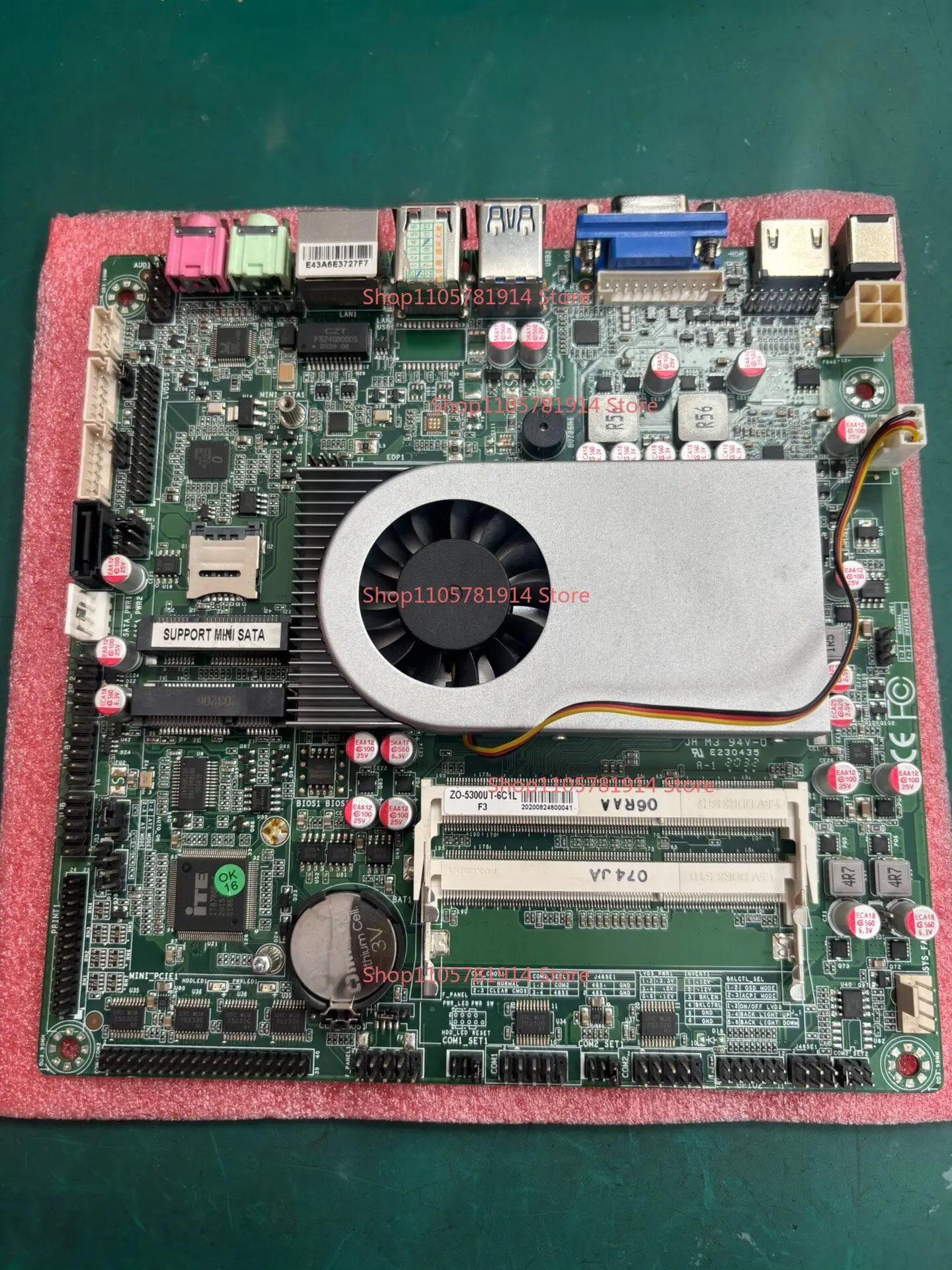 For Lingyi ZO-5300UT-6C1L Industrial Control Main Board, I5-5300u Processor