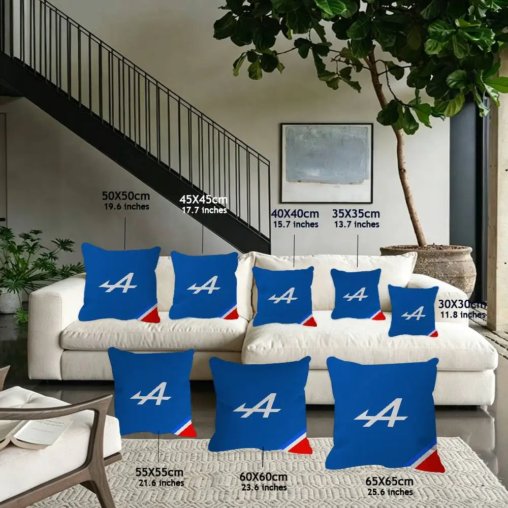 A-Alpines Automobiles Cushion Cover Inches Farmhouse Decor Home Throw Pillow Covers For Couch Decorations