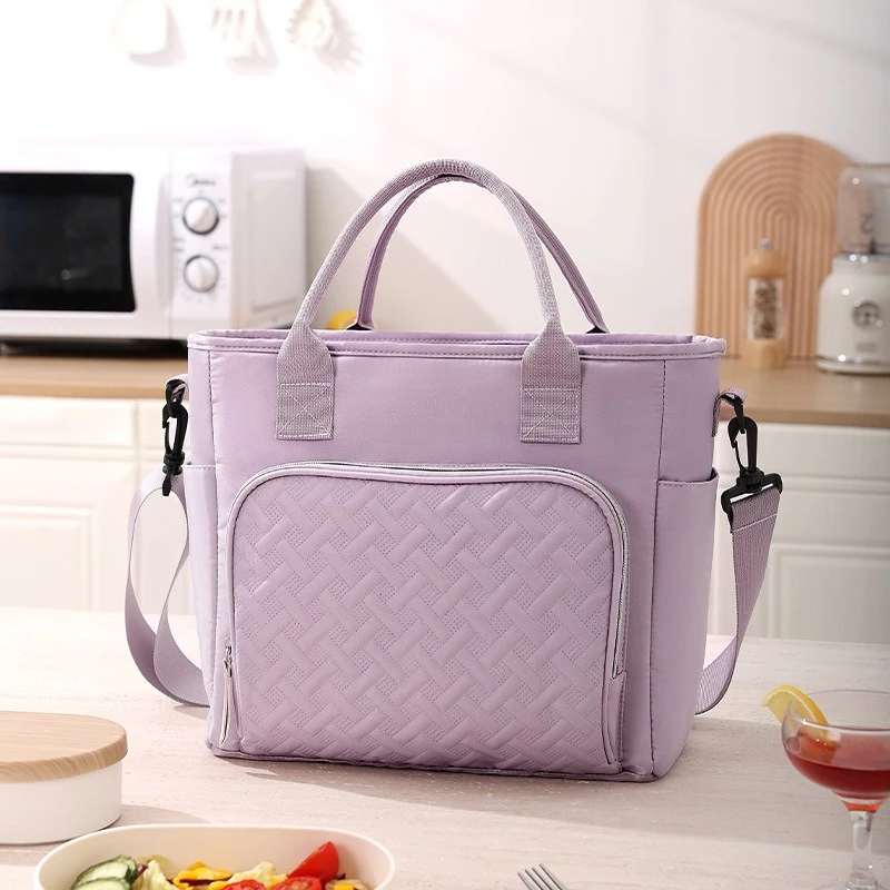 Handheld Lunch Nag Packaged Lunch Box Bag Children's Commuting Fashionable Bento Ice Pack Student Insulated Bag