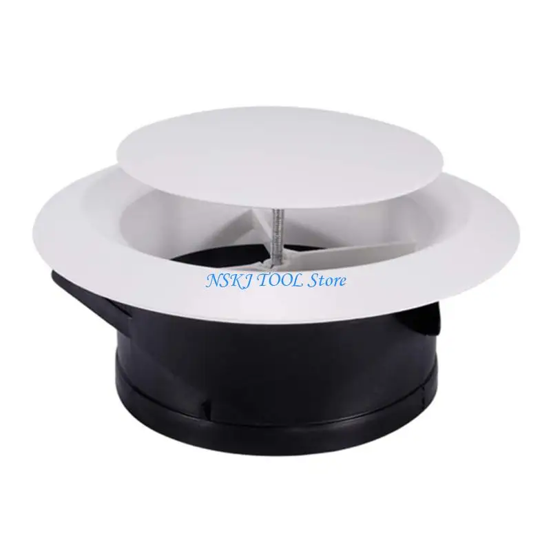 L8RC Air Vent Extract Valves 6Inch Adjustable Ducting Ventilation Cover Ventilation Grilles for Window Ceiling Ventilation