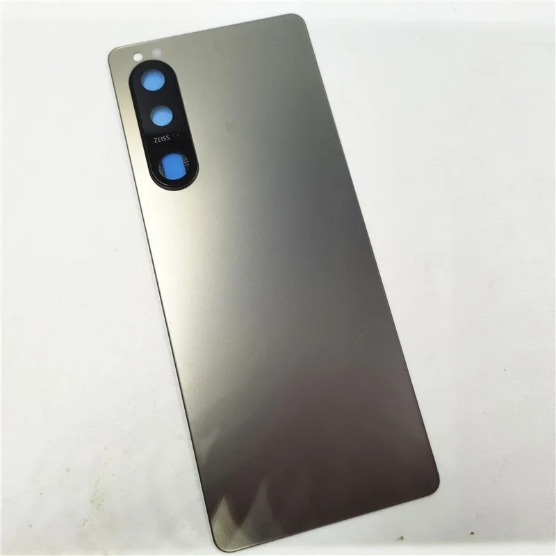 소니 Xperia 5 III용 유리 후면 뚜껑, 하드 배터리 커버, 후면 하우징 패널 케이스, 카메라 렌즈 쉘