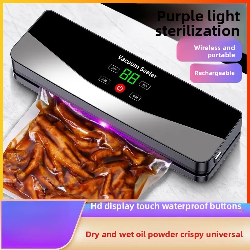 Vacuum Sealers & Vacuum Packing Machines Packaging Equipment Wireless Auto Sealer Portable Home Food Plastic Sealer Preservation