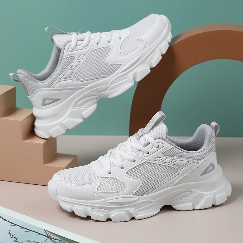 YRZL Non Slip Sneakers for Women 2025 Lightweight Comfortable Walking Shoes for Women Gym Workout Outdoor Fitness Shoes Big Size