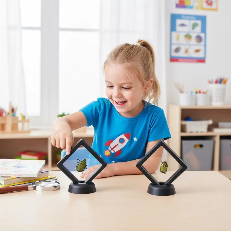Taxidermy Real Insect Specimen 3D Floating Display Frame for Classroom Collector Scientific Gift