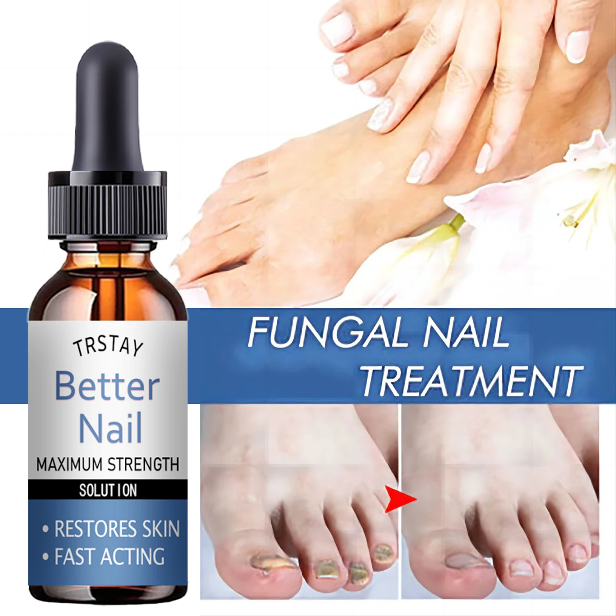 Repair nail fungus foot mask repair toenail essence liquid