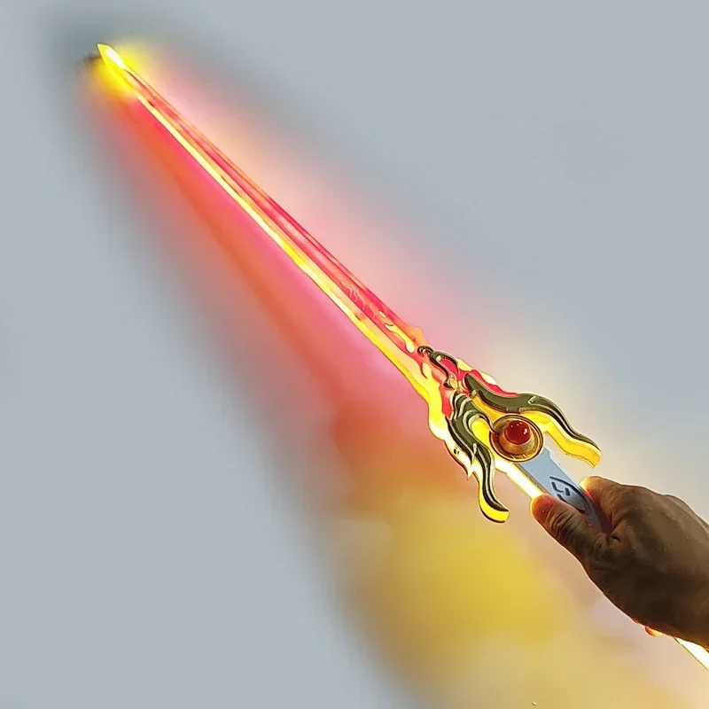 [Olmee] LED المشتعلة بريليانس تشانغلي تشانغ لي السيف بليد تأثيري الدعائم الاشياء نموذج سلاح Wuthering موجات هالوين عيد الميلاد