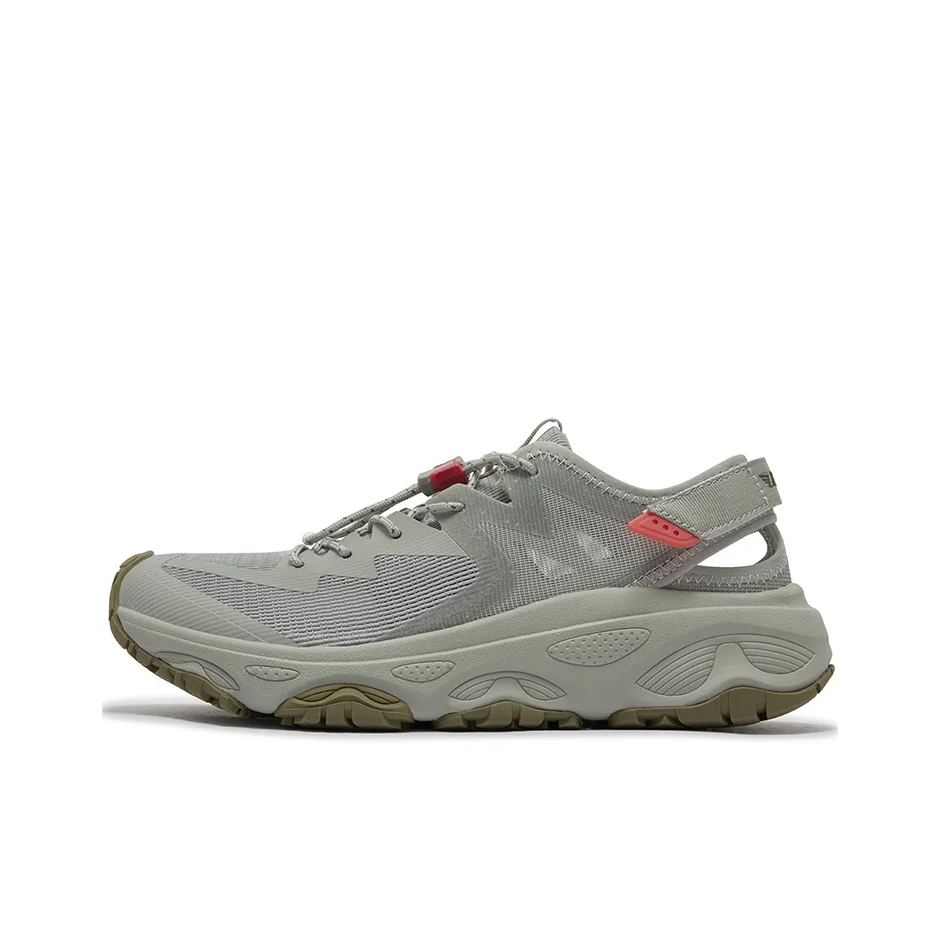 361 Slip Resistant, Abrasion Resistant, Breathable Low top Running Shoes Men's Washed Green 672522255-2