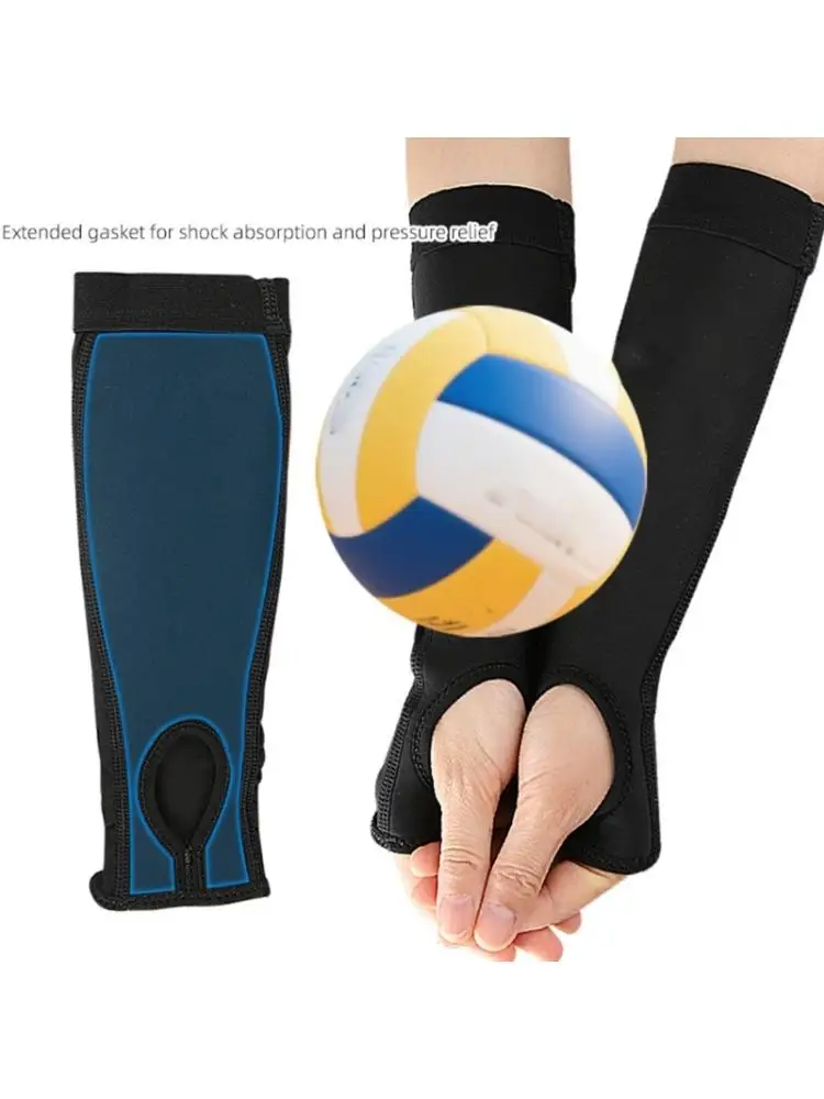 

1Pair Shock Absorption Volleyball Arm Protectors Sleeves with Thumb Hole