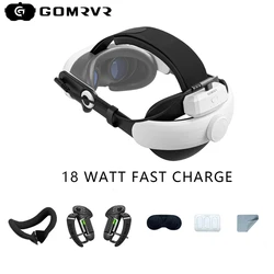 GOMRVR Comfort Battery EIite Strap Compatible with Meta Quest 3 Replacement of Head Strap 18 watt Fast Charge 5000 battery