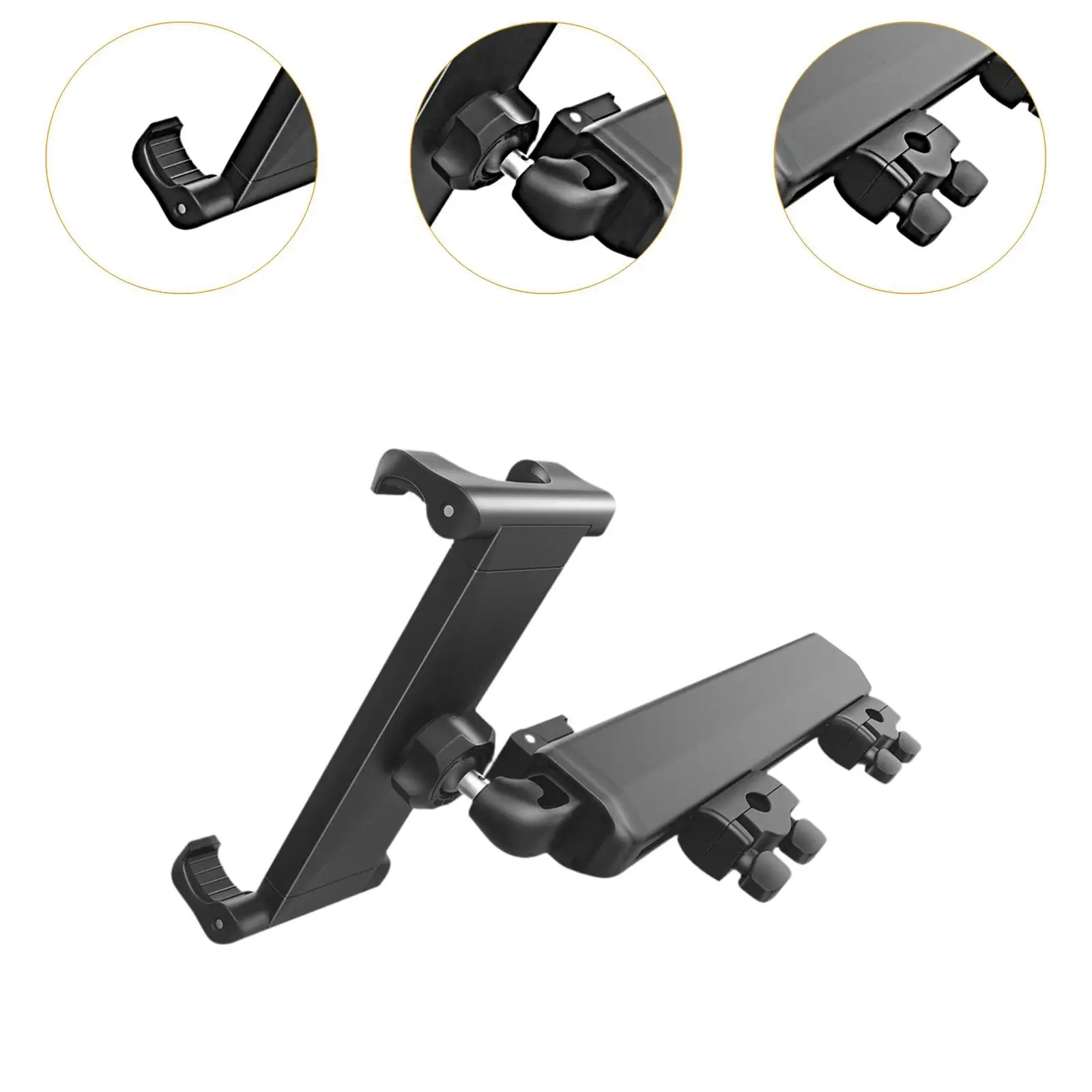 Generic Tablet Holder for Car Easy Installation Outdoor Backseat Mount