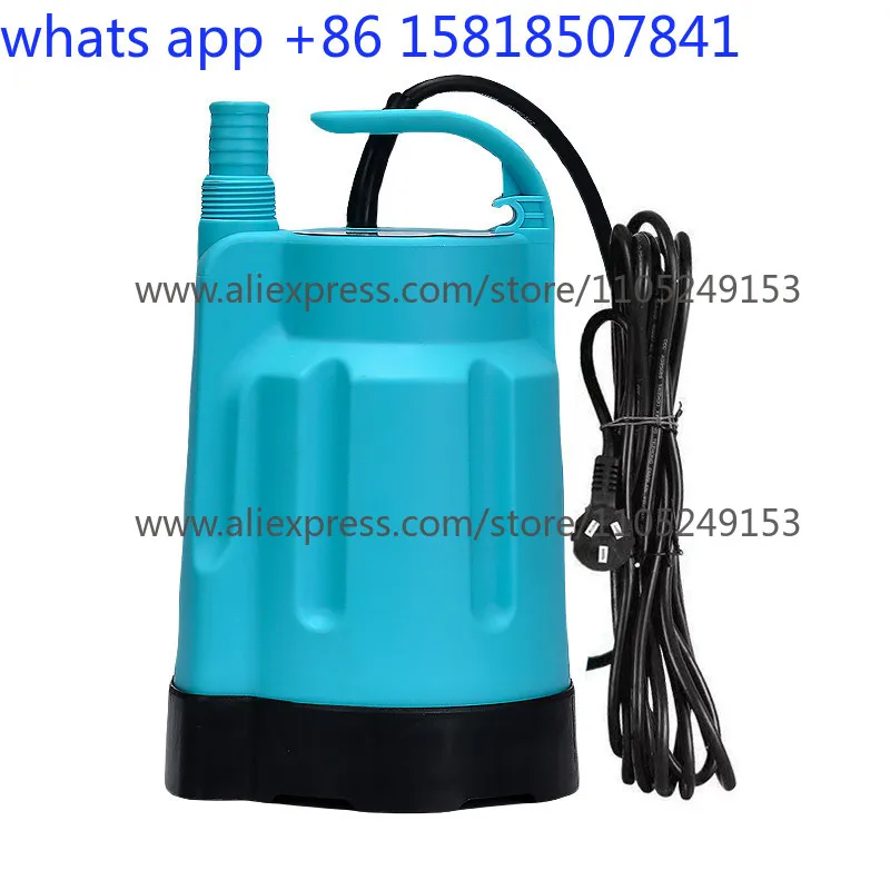 

250 watts low suction submersible pump flow 8 square head 7 meters basement water pump