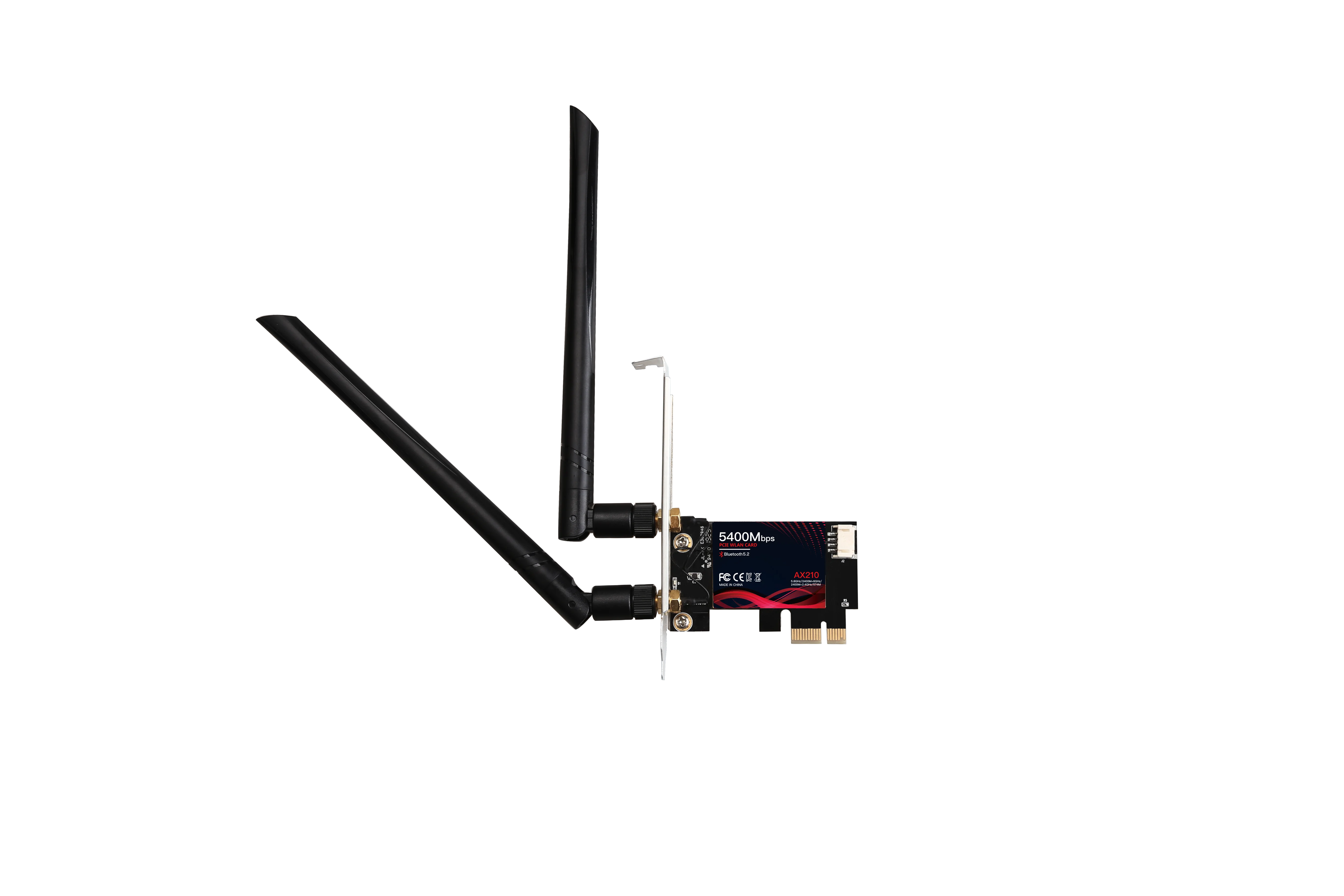 ثنائي النطاق 2.4G/5G/6G 802.11AX WIFI 6 5400Mbps In-tel AX210 BT 5.3 محول لاسلكي PCIE PCI Express AX210 بطاقة الشبكة