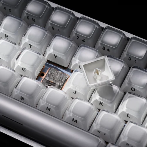 Imagen 2 del producto Teclas XVX Jelly R2 translúcidas con impresión lateral, perfil MDA, coreanas/rusas (122 teclas)