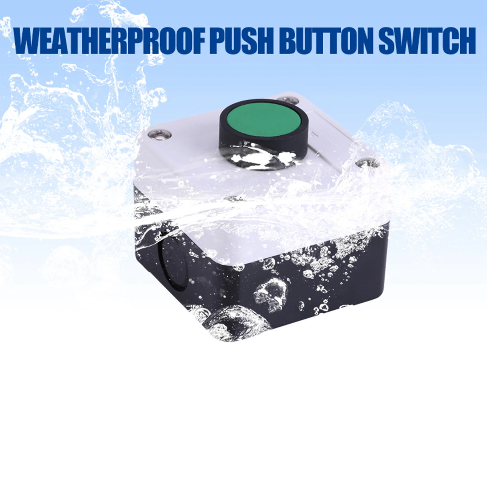 Push Button Switch Control Box Weatherproof Push Button Switch One for Switch Emergency Stop Industrial Hand-held Control Box