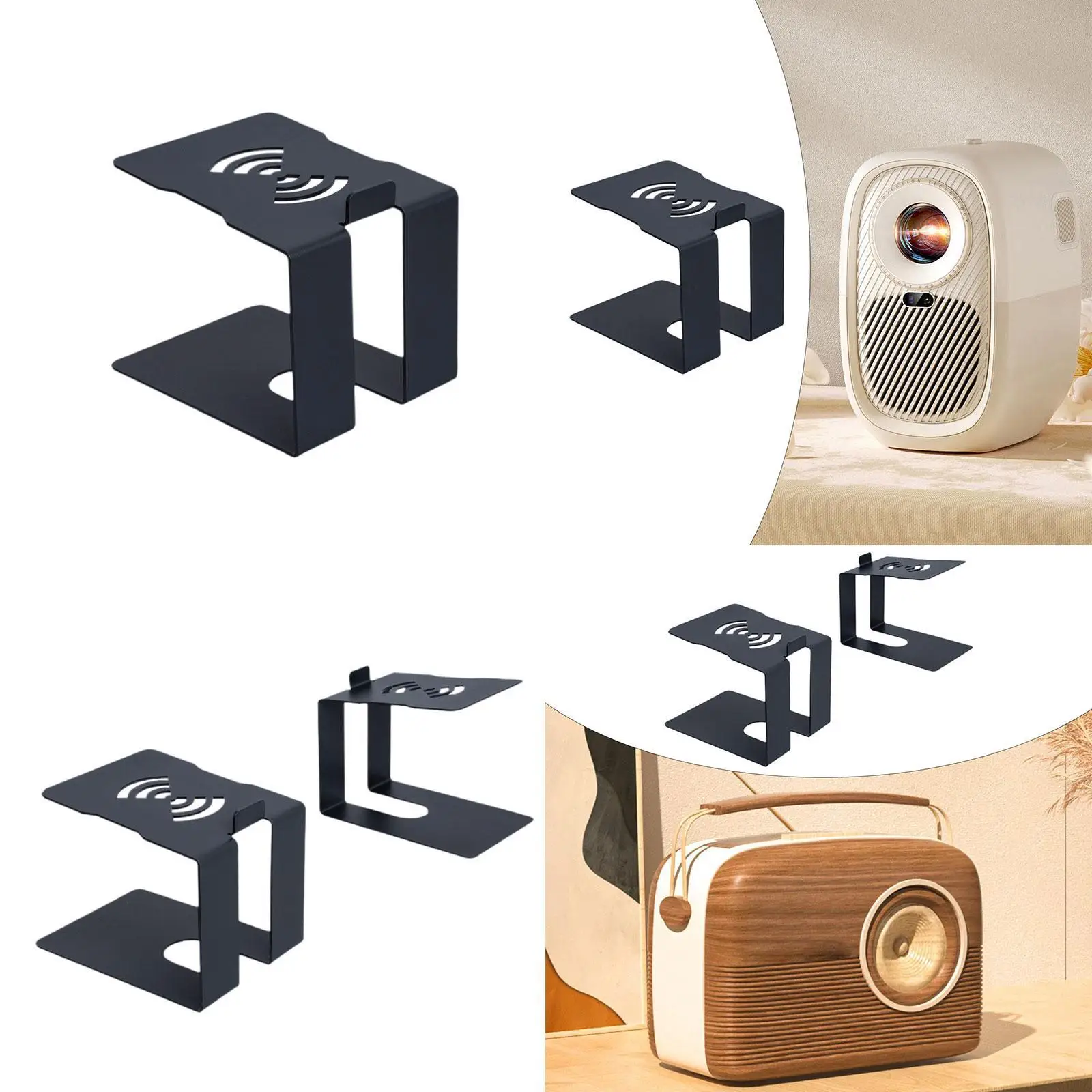 Настольная подставка для динамика, кронштейн для компьютерного динамика, держатель, поддержка веса 5 кг, железная стойка для динамика C-образной формы для стола, многоцелевой