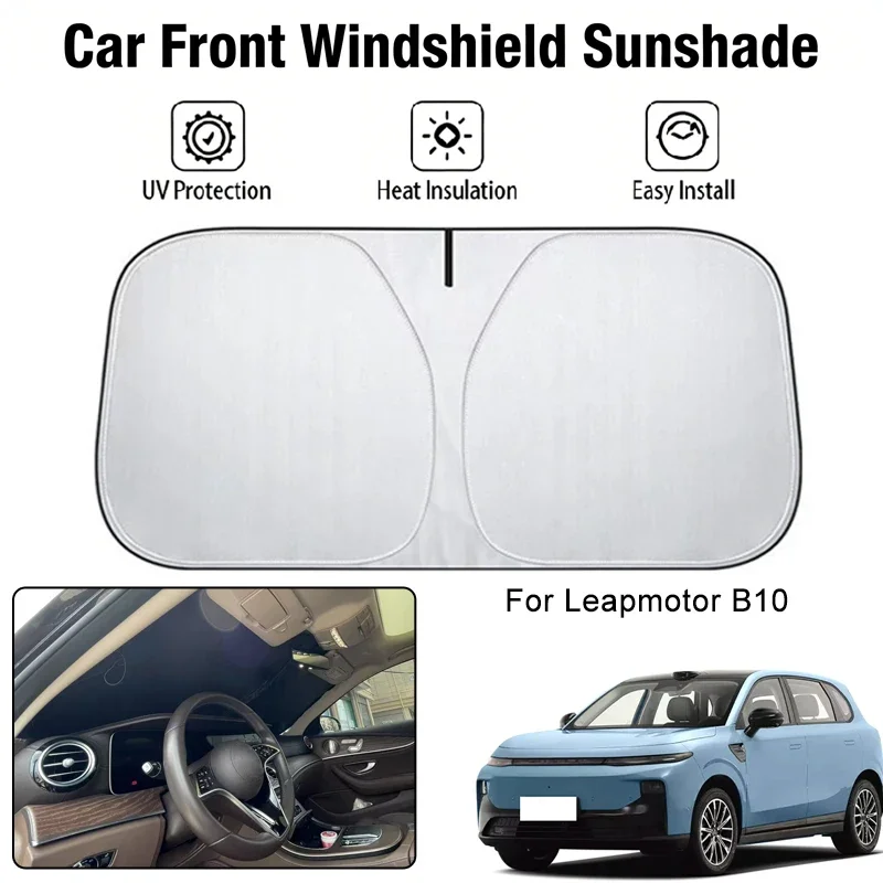 

Foldable Car Windshield Sun Shade UV Block Heat Insulation For Leapmotor B10 Interior Protection Accessories