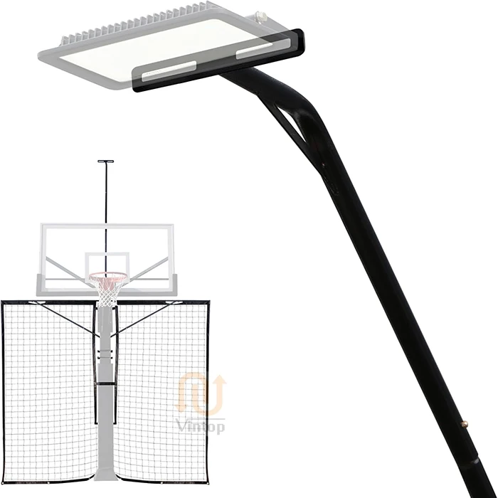 

Durable 2 in 1 Basketball Return Net and LED Court Light up System for Outdoor Sports Trainingpromote sales