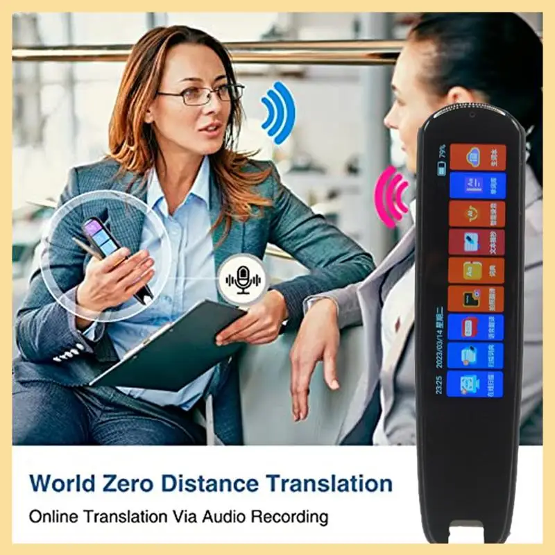 

B16C-Scan Reader Pen Translatorand Reading Pen For Dyslexia Autism Smart Voice Scan Translator Pen 134 Languages Translation Dur