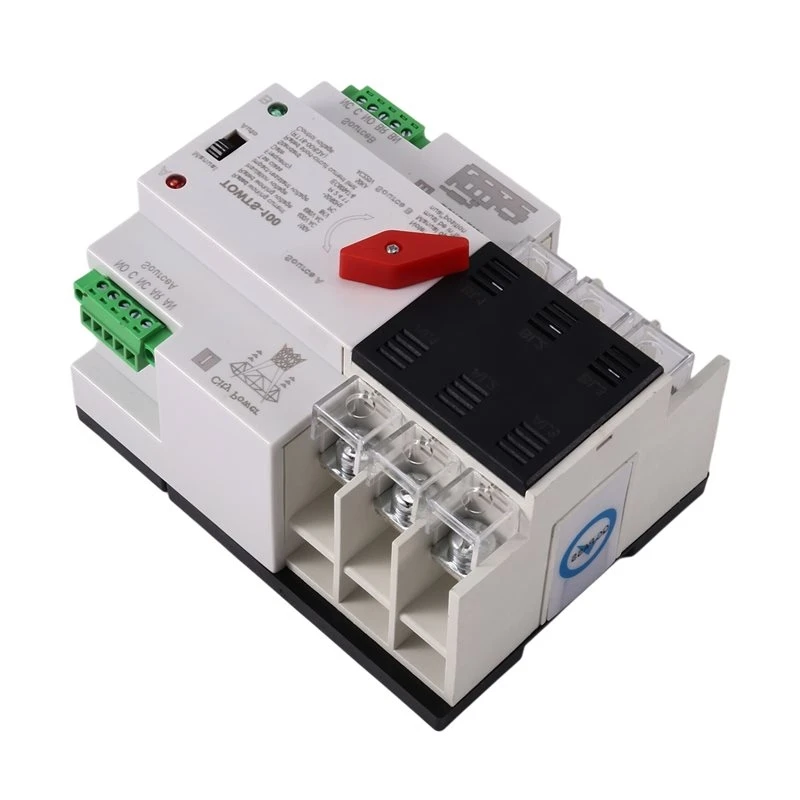 [NEWA76K!】 Automatic Transfer Switch 3P 100A Dual Power Household Manual/Automatic Power Transfer Switch