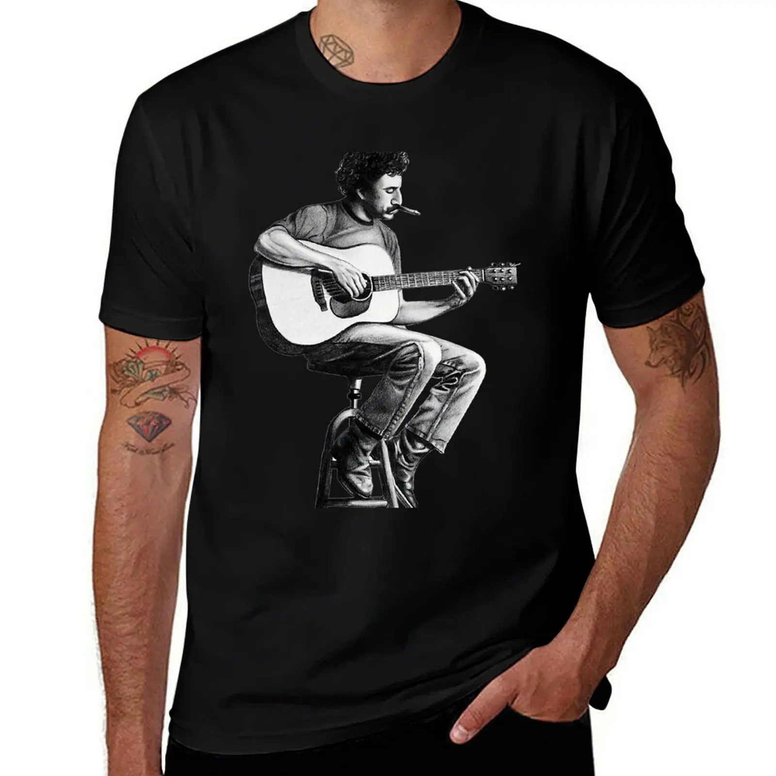 

Popart Jim Croce 70s Rock 1 T-Shirt t shirt custom print cotton t shirt pack