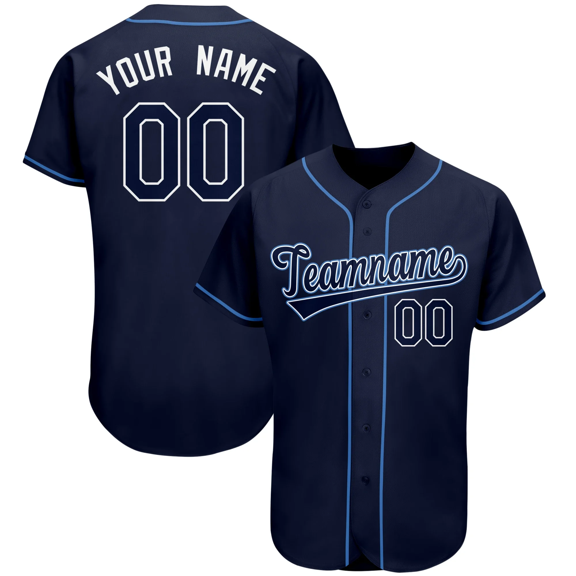 Wholesale Custom Baseball Jersey Personalized Printing Team Name Number Casual Baseball Shirt Softball Shirt for Men/Women/Youth