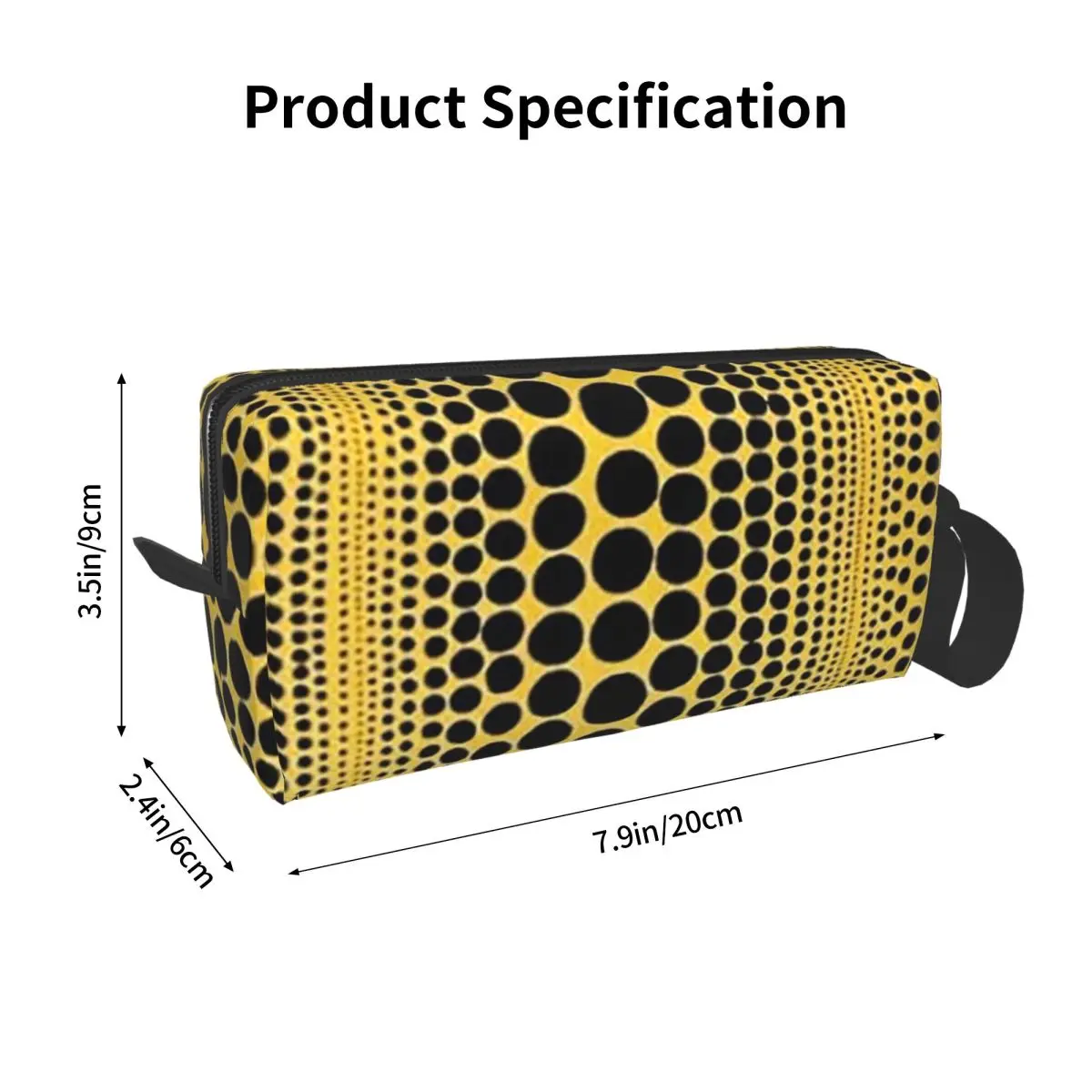 Yayoi Kusama Pumpkin Abstract Art Pencil Case for Boy Girl Pen Box Pencil Bag Stationery Supplies Women Cosmetic Bag