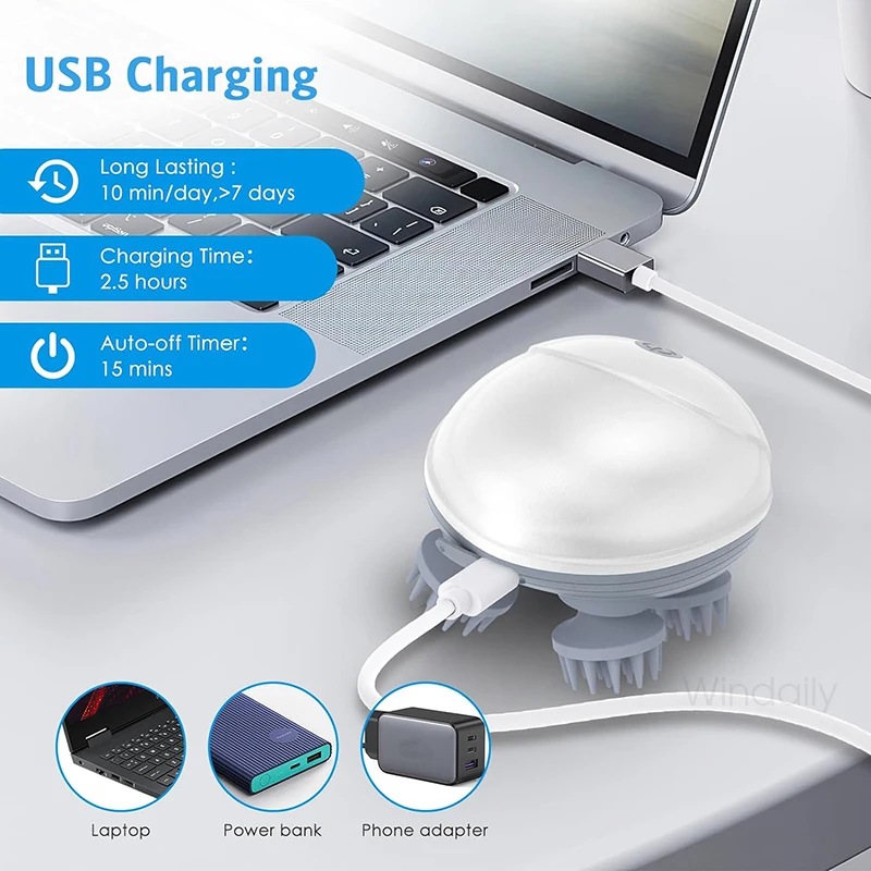 الكهربائية فروة الرأس مدلك العجن تهتز جهاز الرعاية الصحية الكتف الرقبة الساق الذراع تدليك الأنسجة العميقة القط جهاز تدليك للحيوانات الأليفة #5