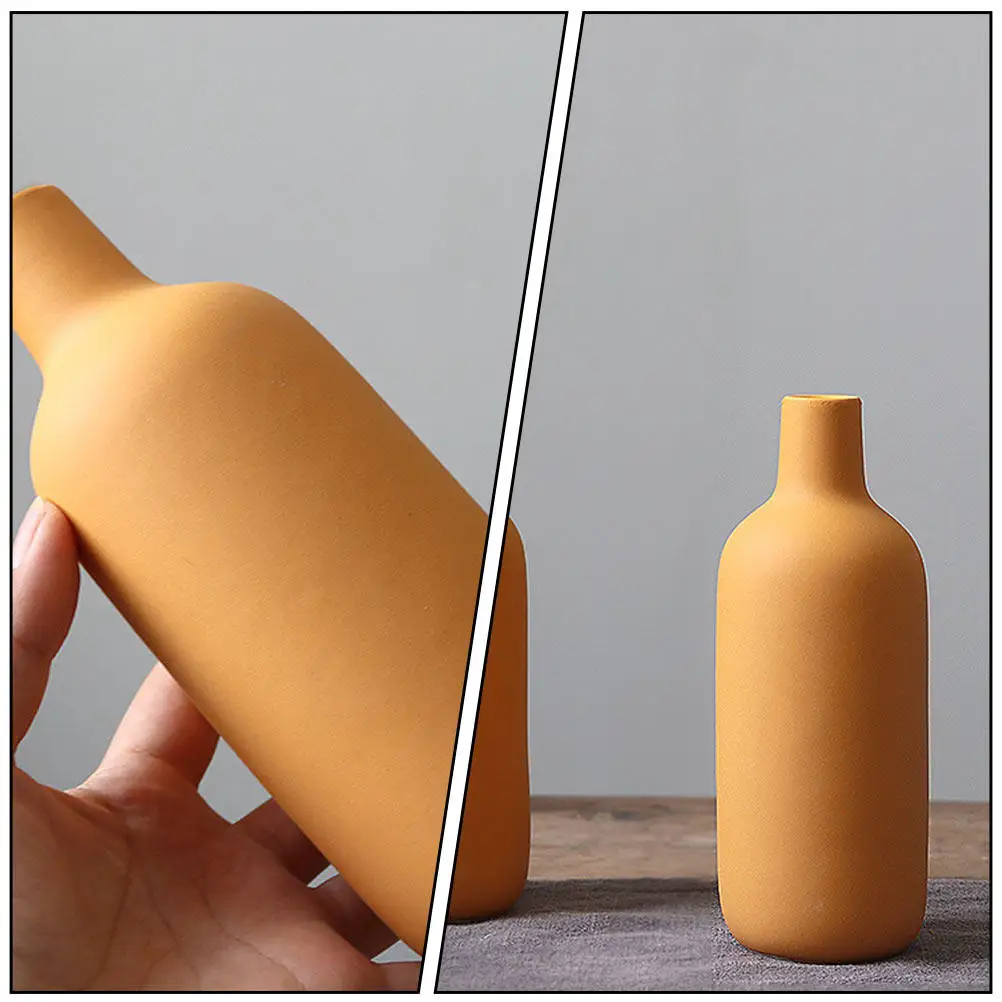 

1 шт. керамическая ваза для цветов в деревенском стиле, элегантный дизайн, подходит для украшения дома и рабочего стола, ваза для цветочных композиций