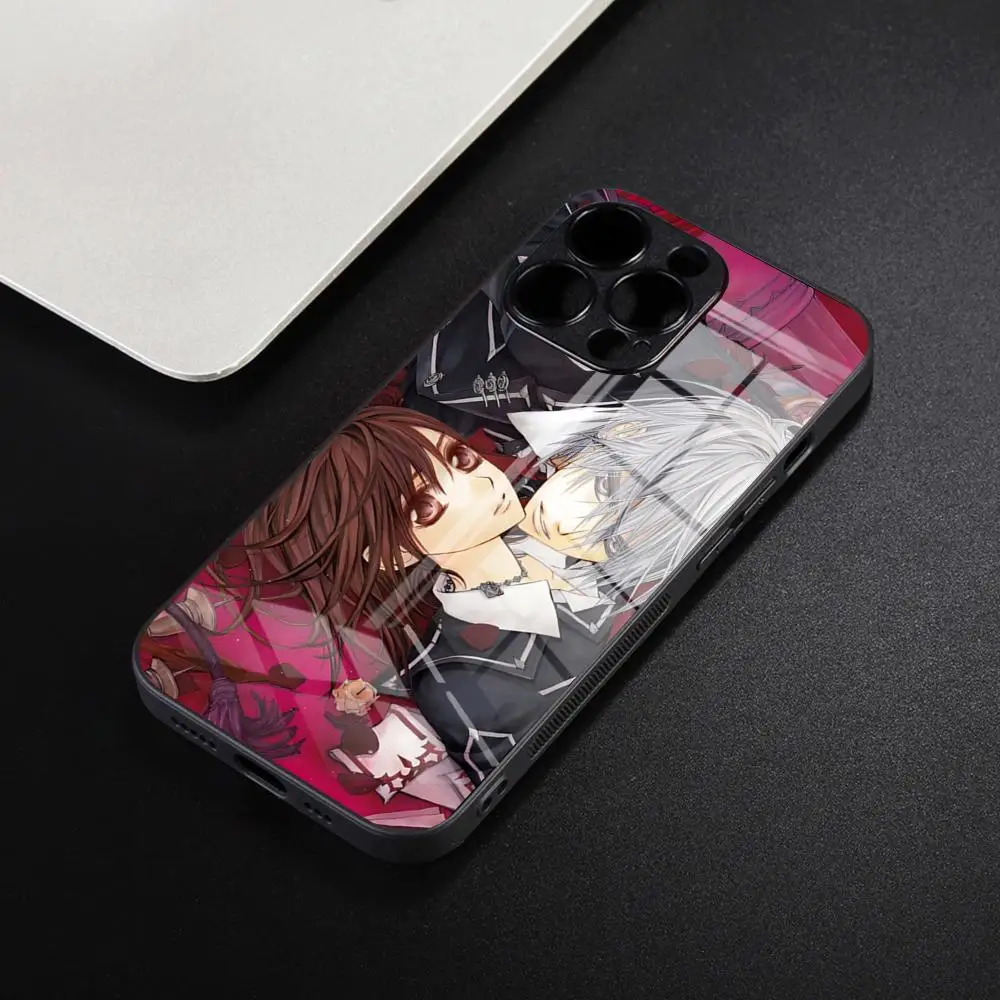 Anime Vampire Knight Phone Case For IPhone 16 15 Pro 11 Max 12 14 13 X XR XS Luxury Magsafe Wireless Charging Cover